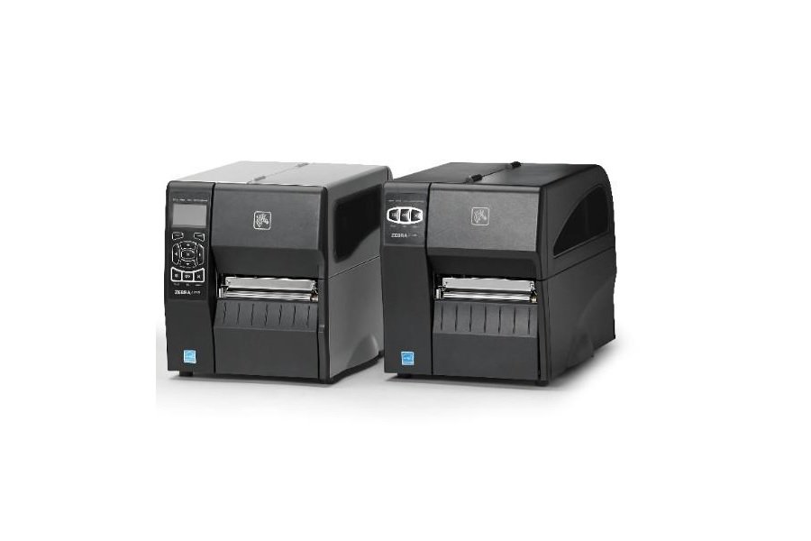 Beide Varianten des Etikettendruckers Zebra ZT200