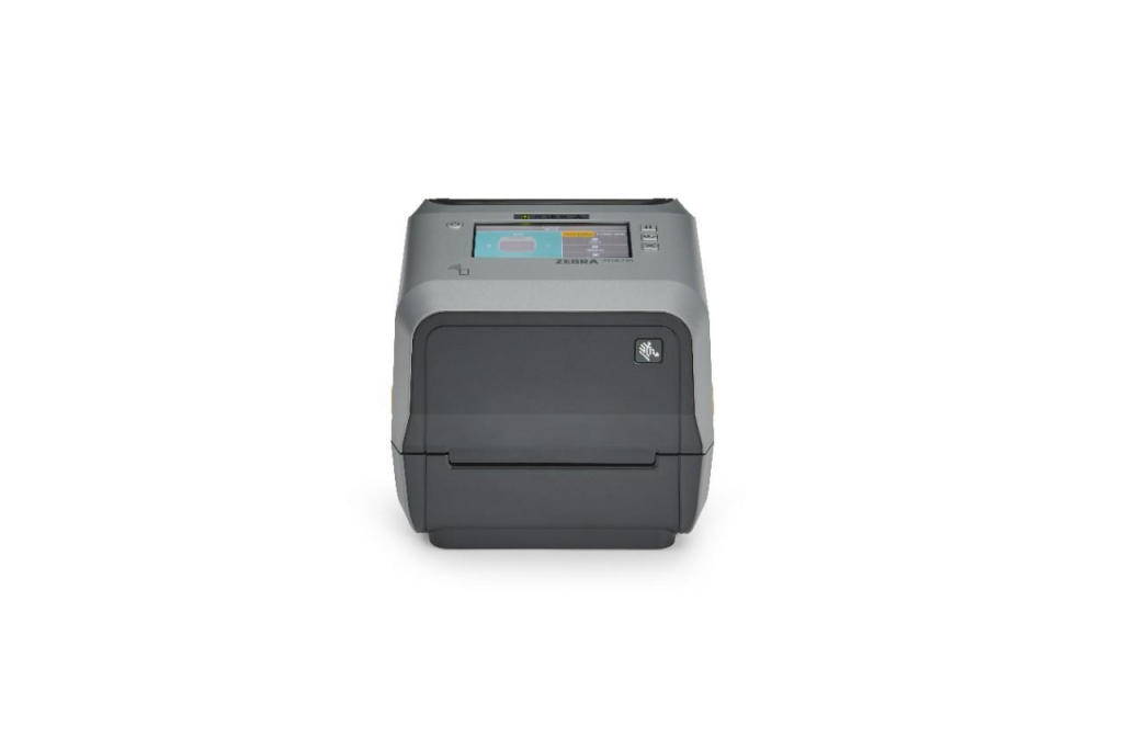 Frontansicht auf den Zebra ZD621 Desktopdrucker