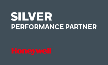 Das zertifikat zur Silver Performance partnerschaft zwischen Dataphone und Honeywell